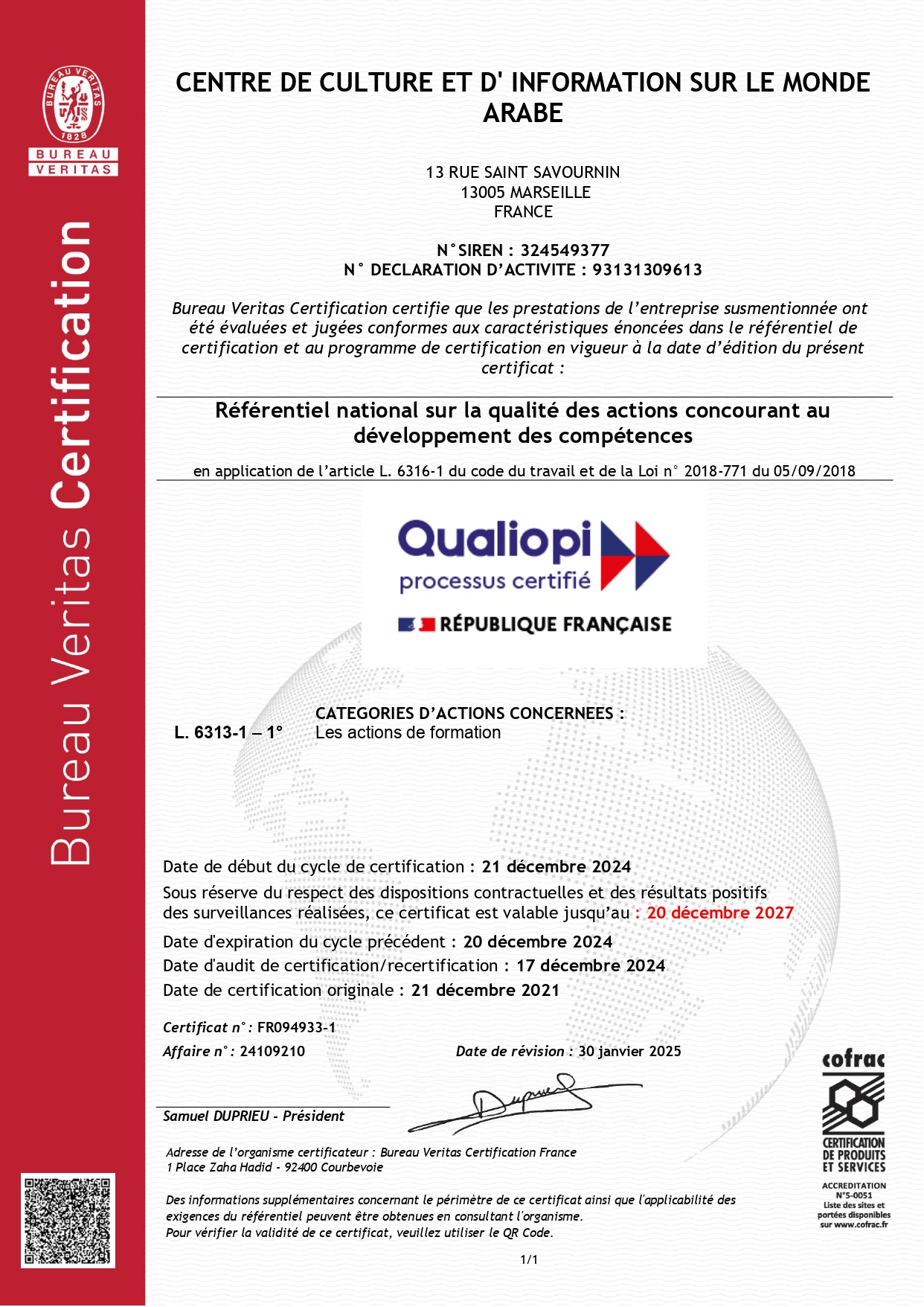 certificat qualiopi 2024